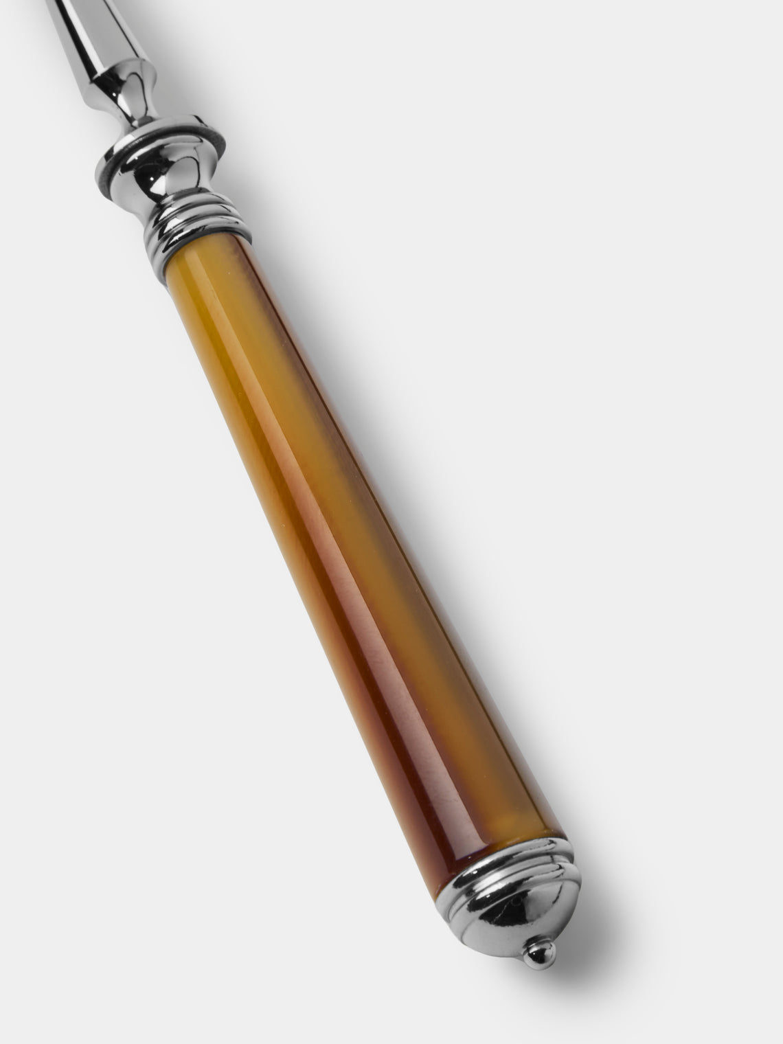 Alain Saint-Joanis - Marbella Dark Horn Resin Carving Utensils (Set of 2 Pieces) - Brown - ABASK