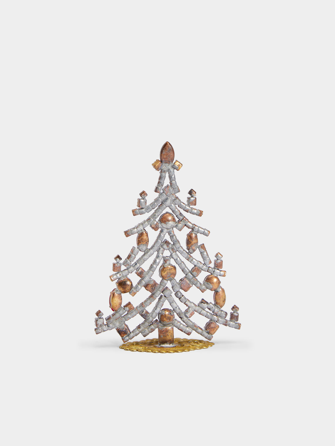 Antique and Vintage - 1930s Czech Gablonzer Jewelled Small Christmas Tree -  - ABASK