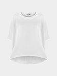 Dusan - Easy Linen T-Shirt | One Size - White - ABASK - 