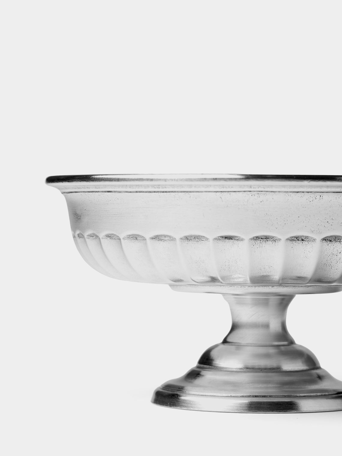 Cosi Tabellini - Impero Pewter Soap Dish - Silver - ABASK