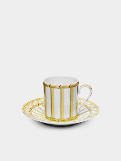 Pinto Paris - Vannerie Cottage Porcelain Coffee Cup and Saucer -  - ABASK - 