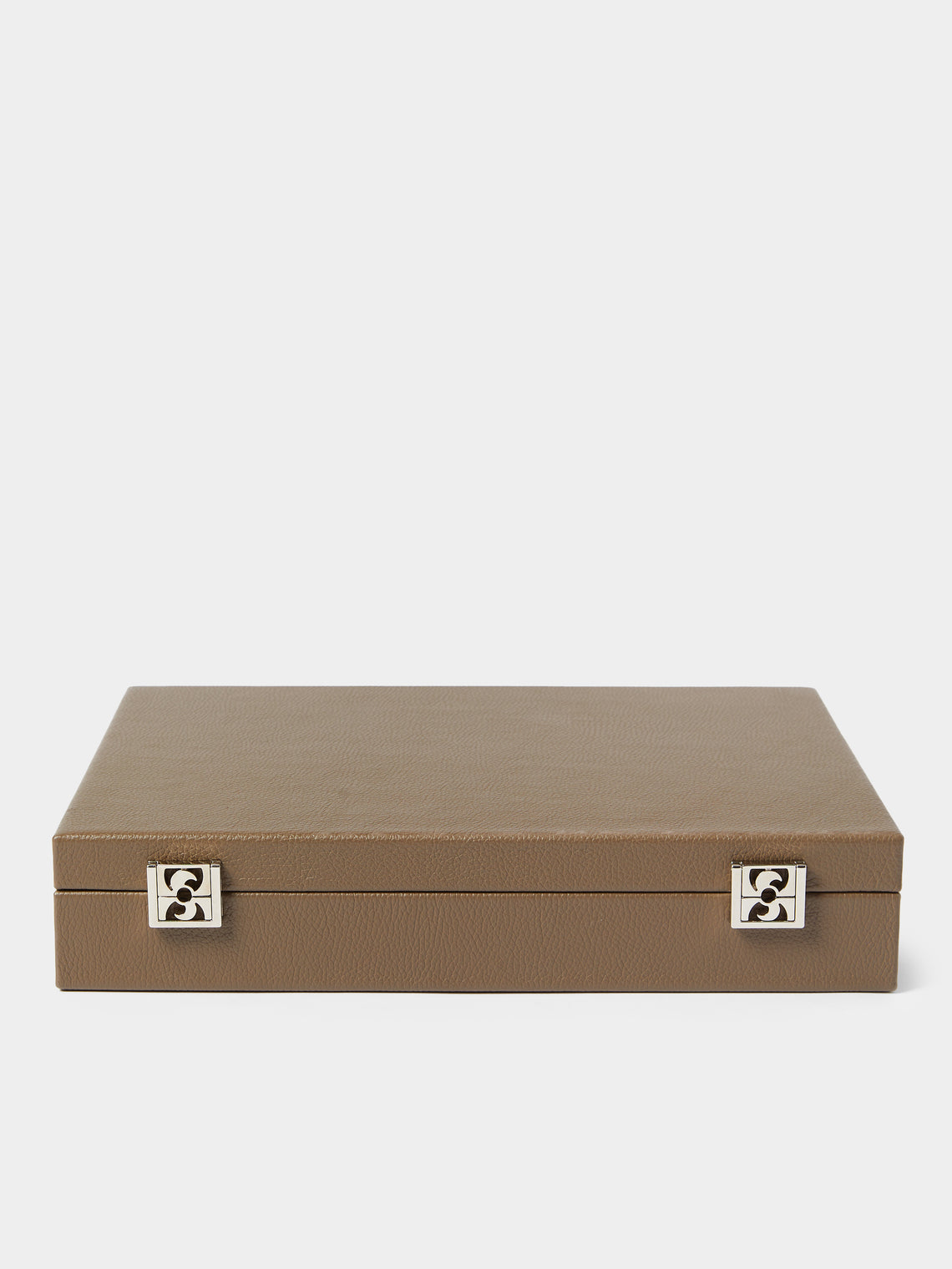 Hector Saxe - Leather Poker Set - Taupe - ABASK