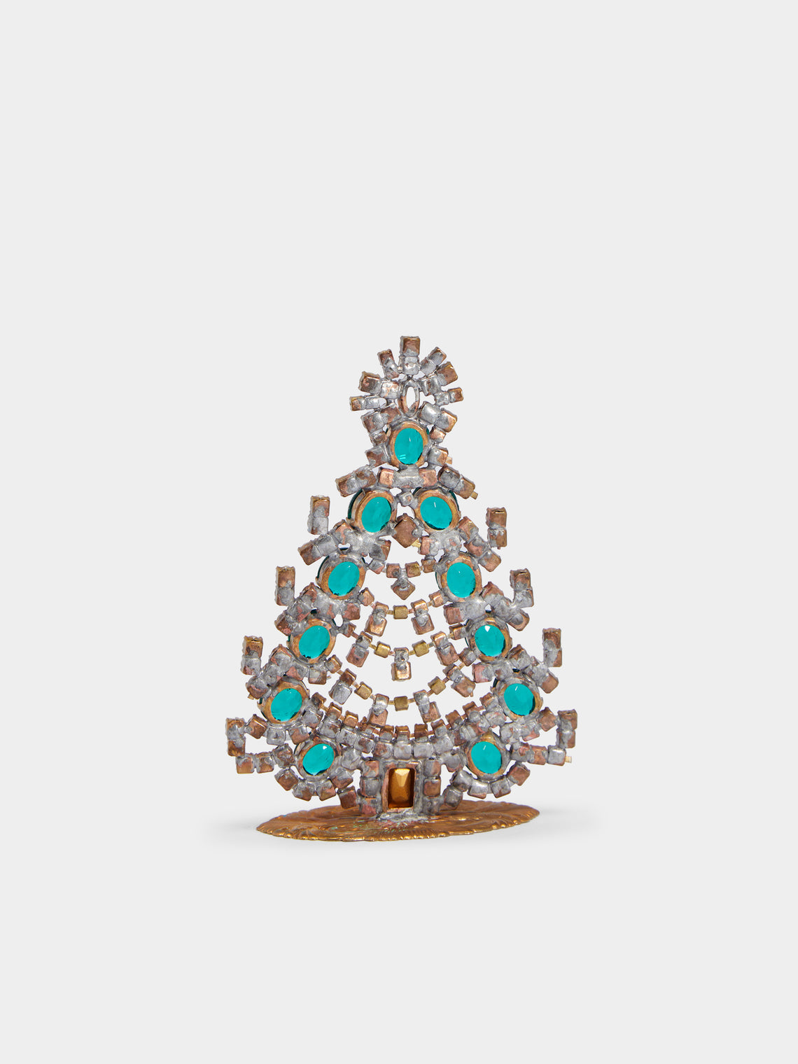Antique and Vintage - 1930s Czech Jewelled Small Christmas Tree -  - ABASK