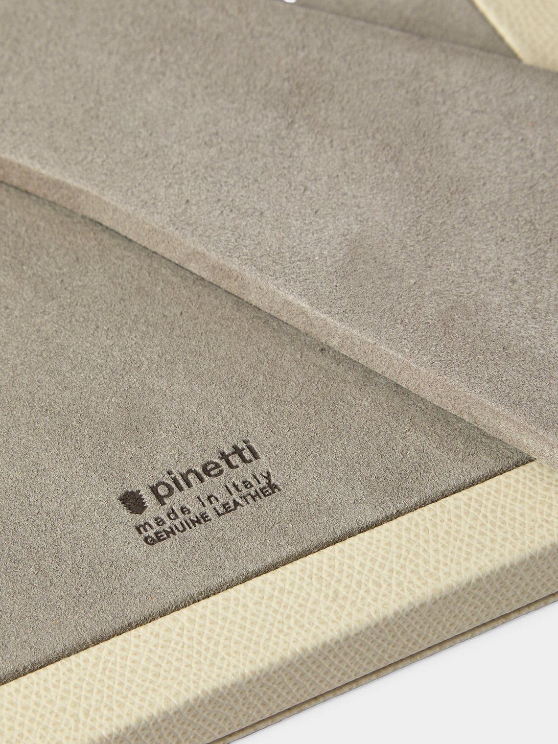 Pinetti - Leather Photo Frame (5x7") - Cream - ABASK
