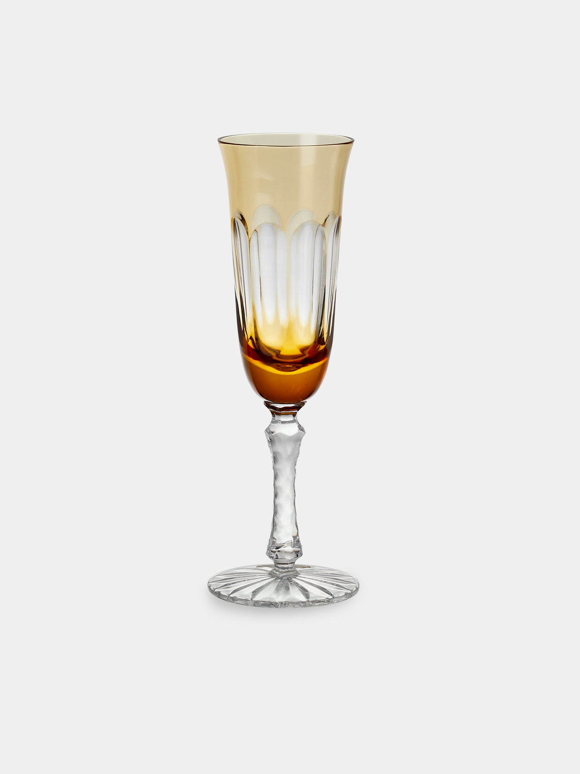 Antique and Vintage - 1980s Bohemian Crystal Champagne Flutes (Set of 6) - Multiple - ABASK