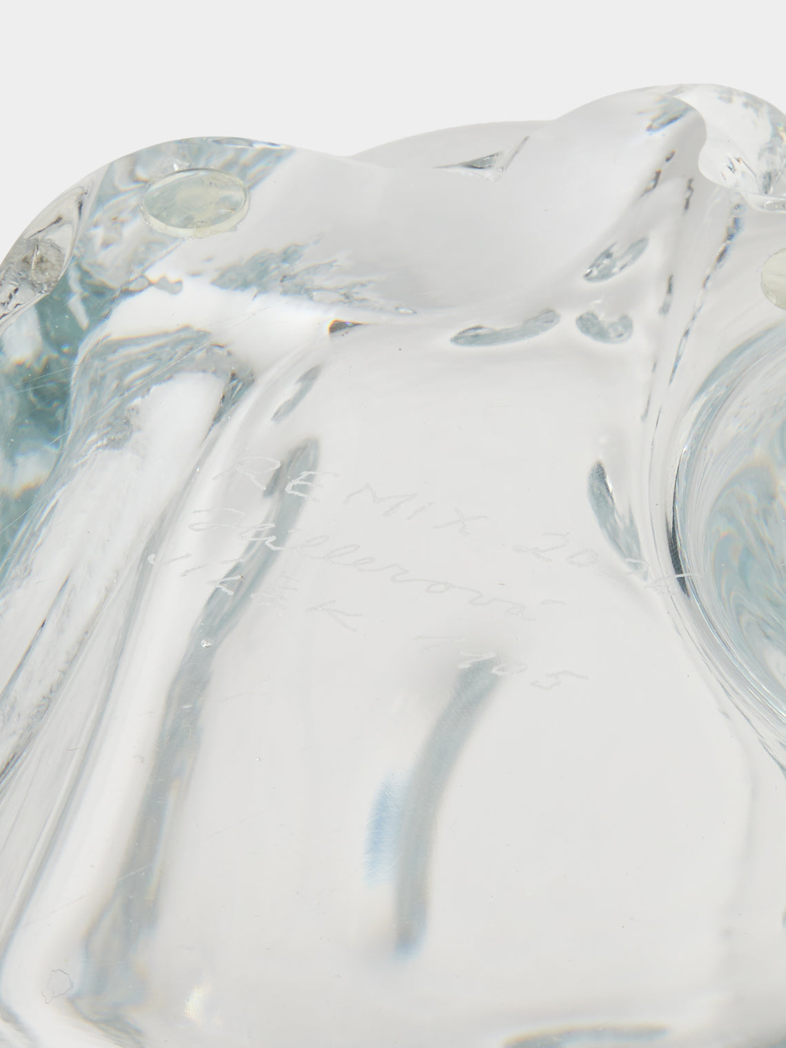 Hana Hillerová - Remix Hand-Blown Glass Vessel (15.5in/39cm) - Clear - ABASK