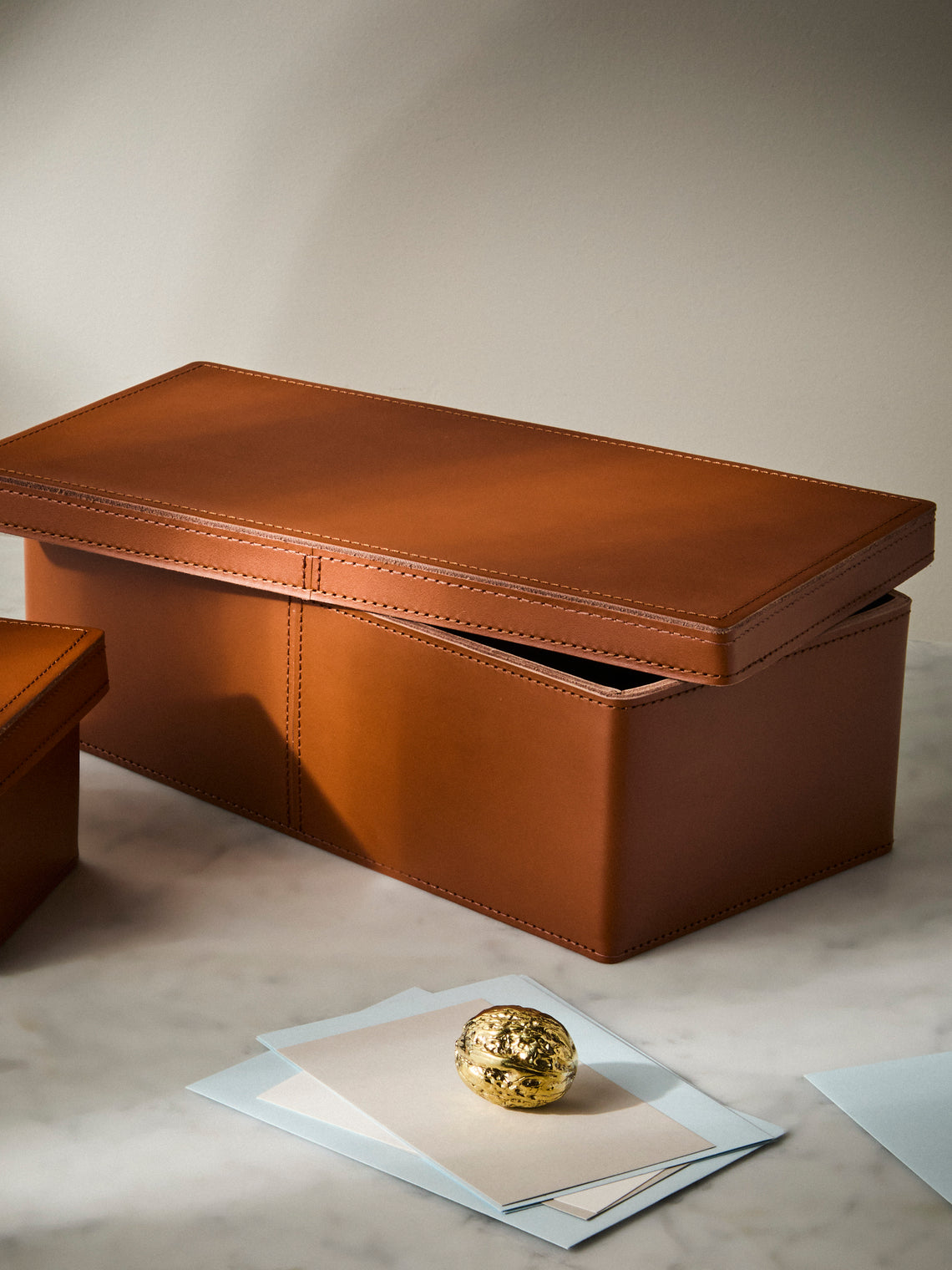 Rabitti 1969 - Inverno Leather Large Box - Orange - ABASK