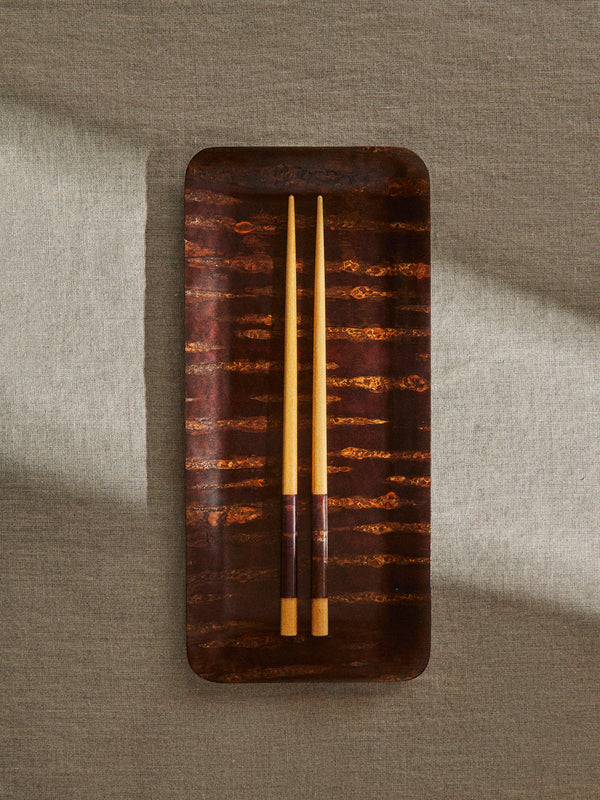 Denshiro - Cherry Bark Chopsticks (Set of 4) - Brown - ABASK