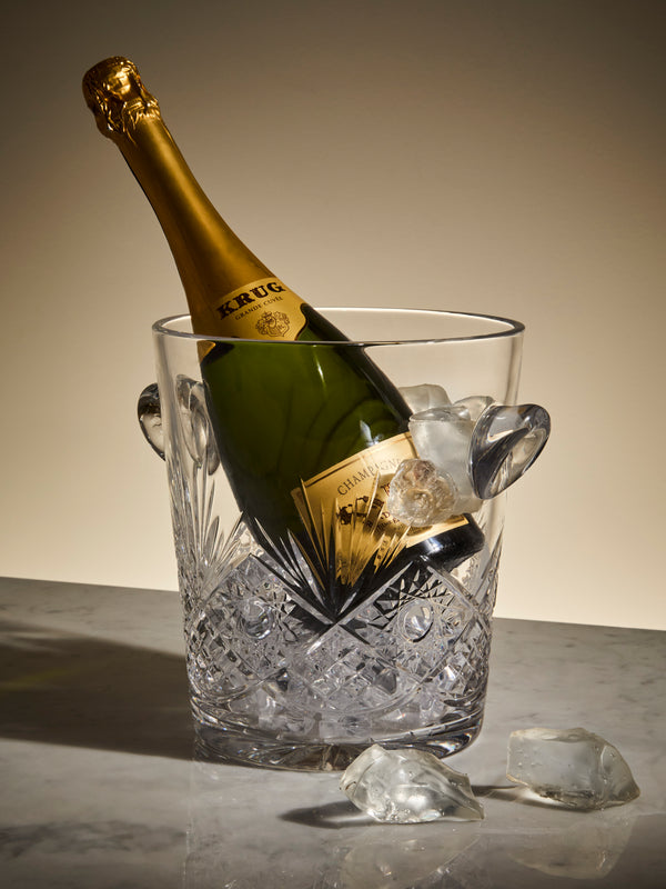 Antique and Vintage - 1980s Baccarat Crystal Ice Bucket - Clear - ABASK