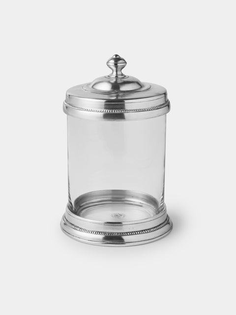 Cosi Tabellini - Toscana Pewter Storage Jar (34oz/1L) - Silver - ABASK - 