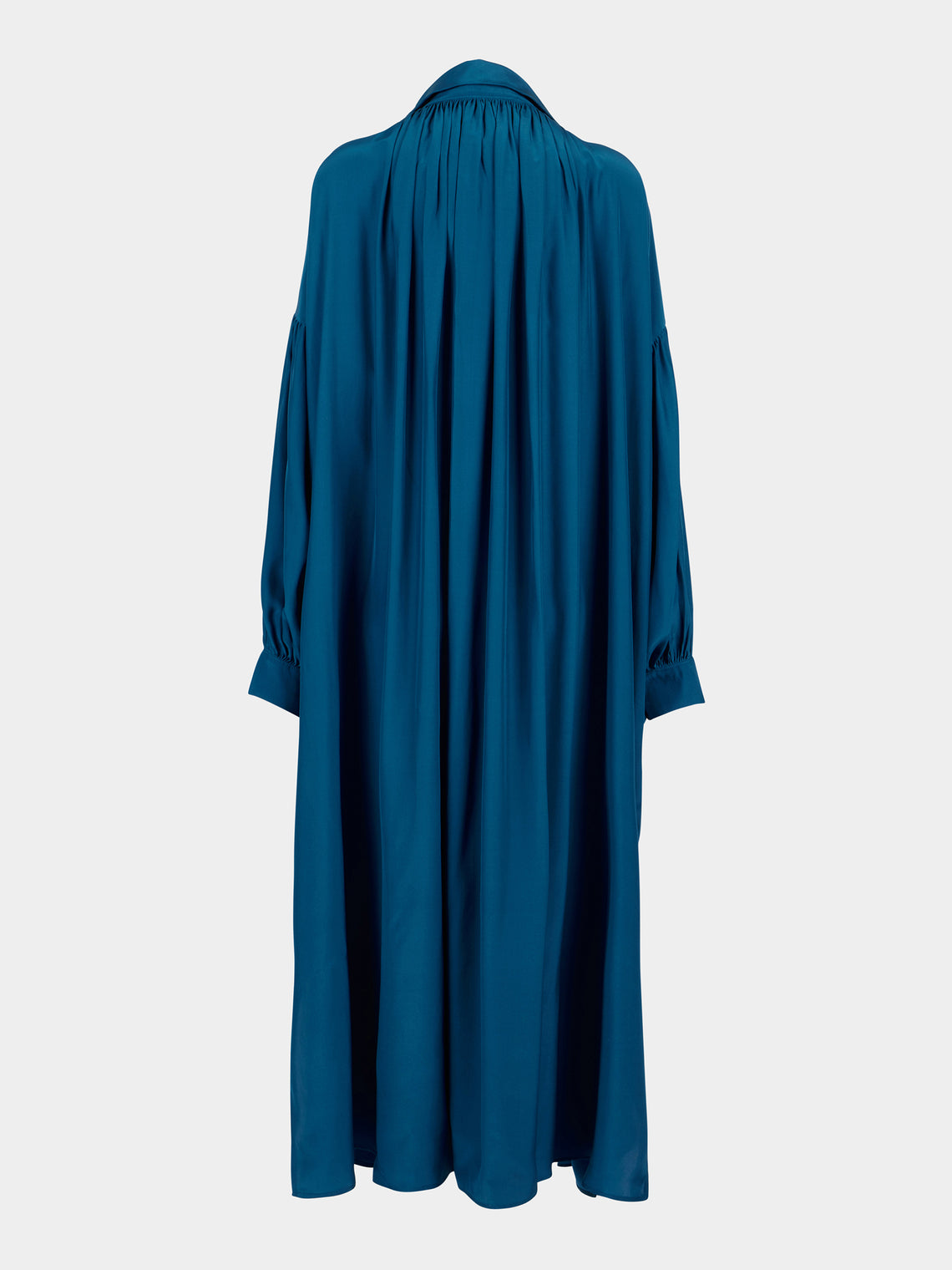 Marta Ferri - Martini Silk Long Dress - Blue - ABASK
