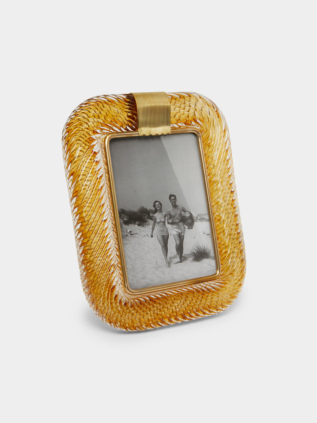 Antique and Vintage - 1960s Murano Glass Photo Frame -  - ABASK - 