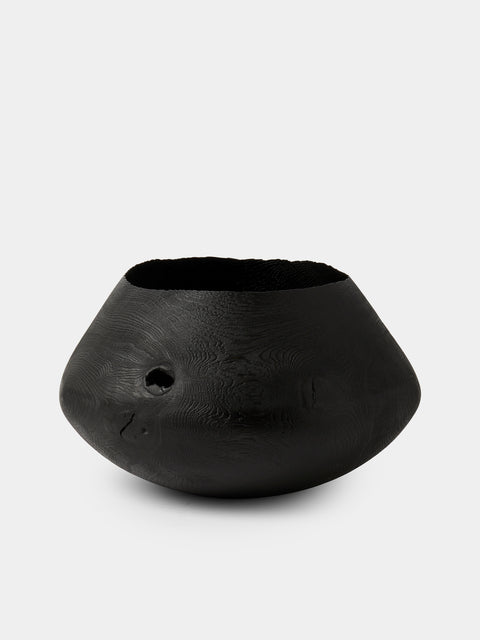 Friedemann Buehler - Blackened Oakwood Bowl - Black - ABASK - 
