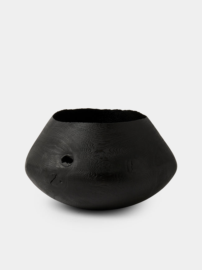 Friedemann Buehler - Blackened Oakwood Bowl - Black - ABASK - 