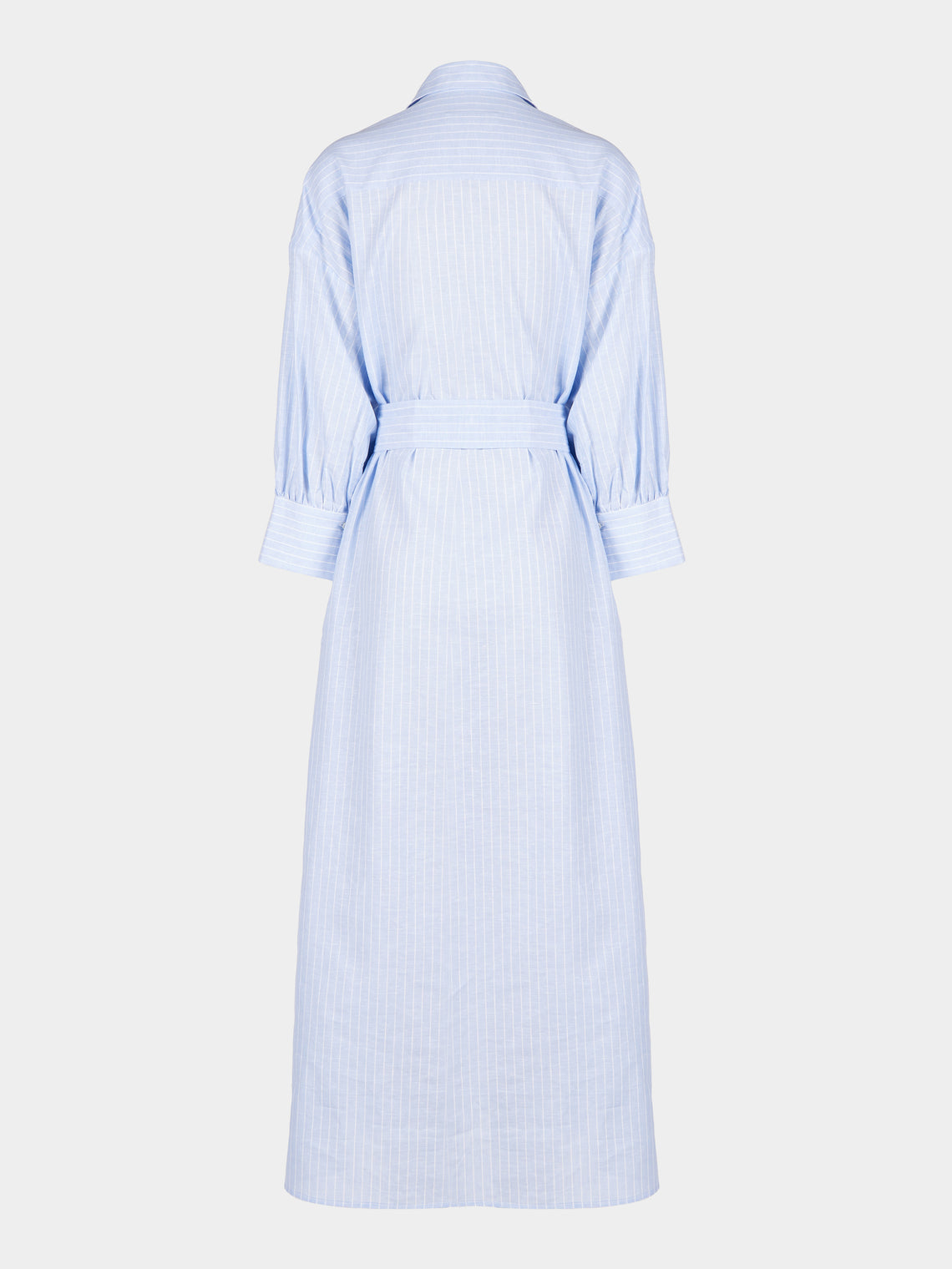 A.Shirt - Cordelia Linen Dress - Blue - ABASK