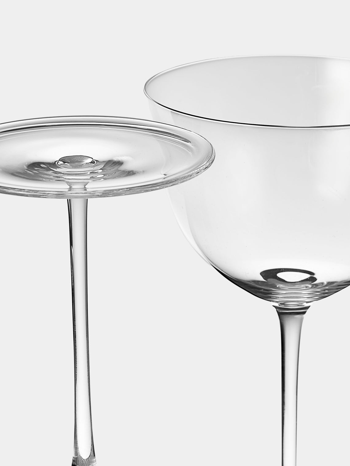 Lobmeyr - | Set of 2 | Patrician Crystal White Wine Glasses - Clear - ABASK