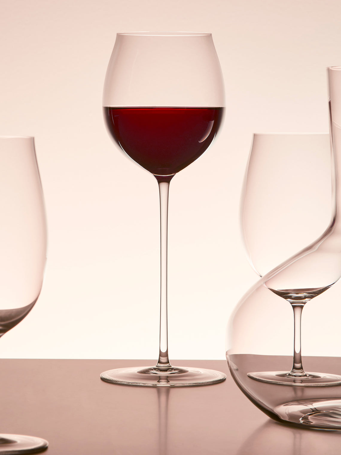 Lobmeyr - Ballerina Hand-Blown Crystal Red Wine Glass I - Clear - ABASK