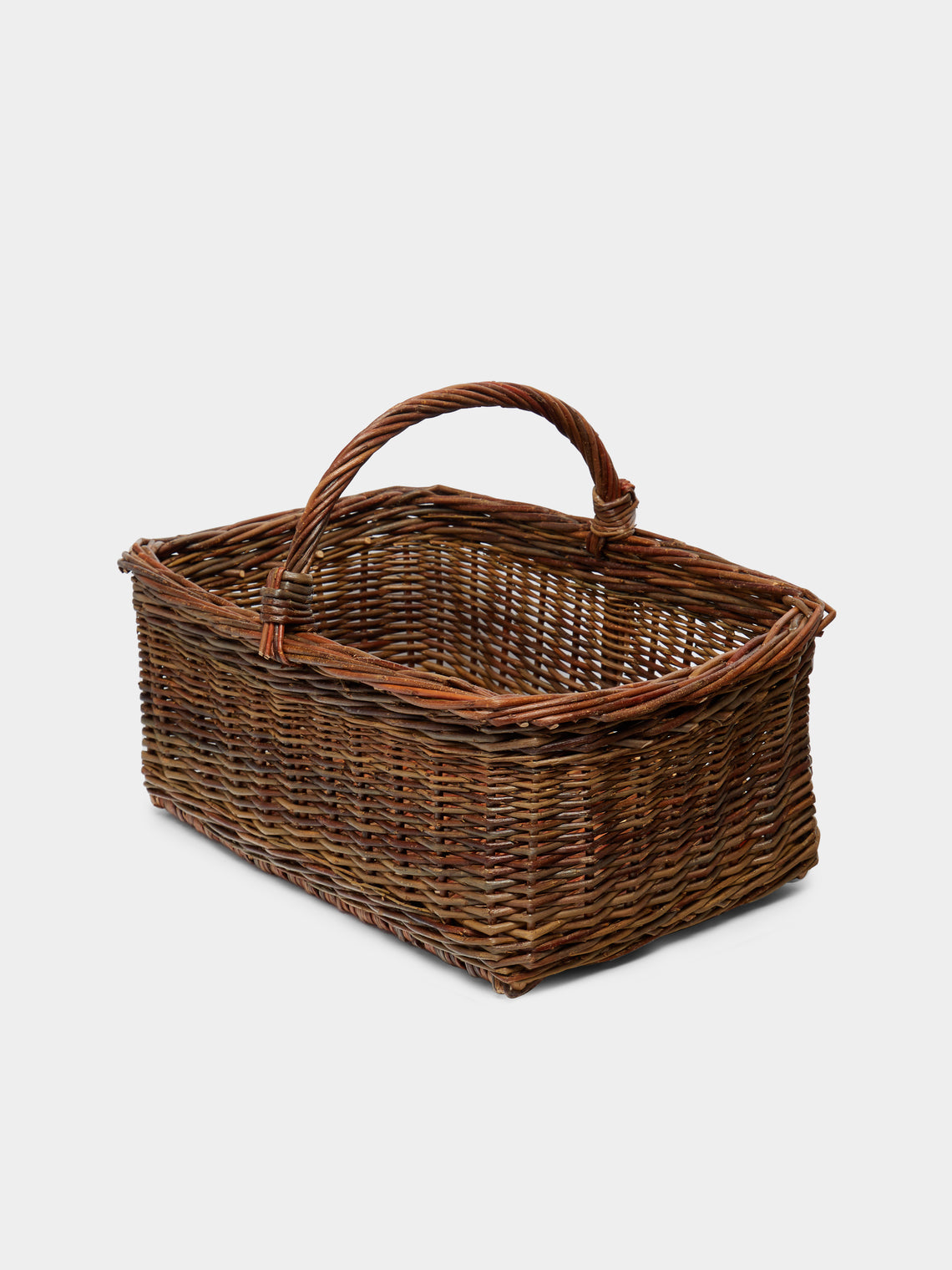 Valérie Lavaure - Handwoven Willow Rectangular Basket -  - ABASK - 