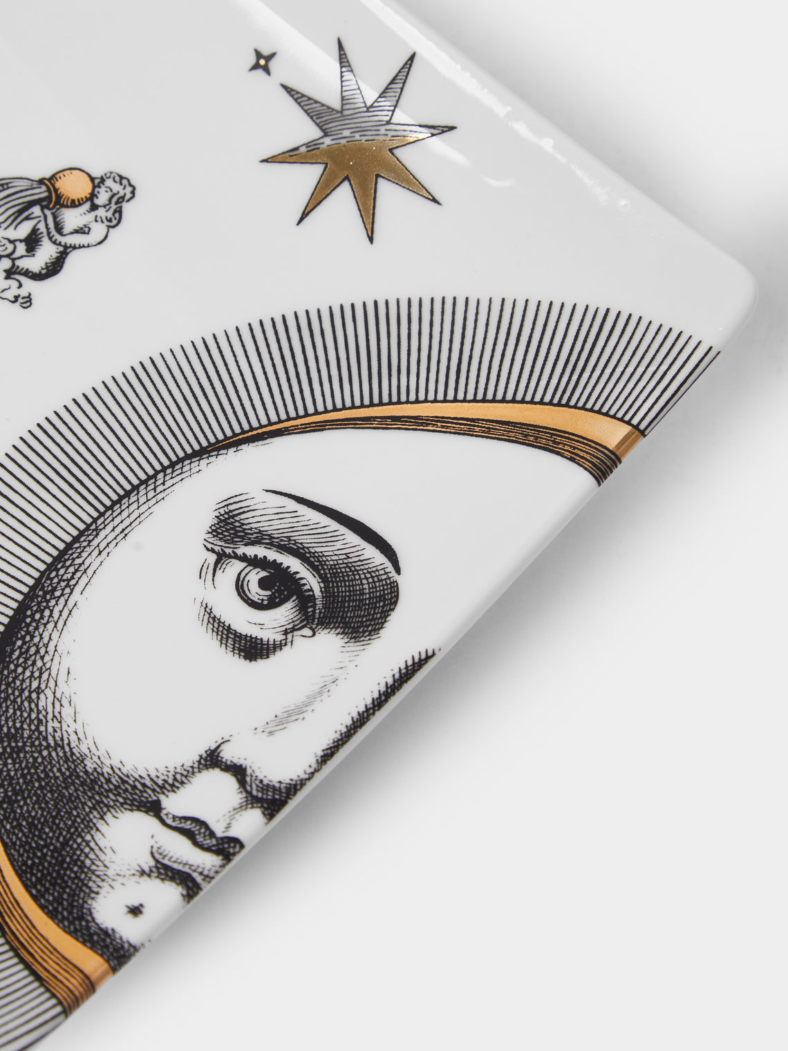 Fornasetti - Astronomici Porcelain Tray (15.5in/39cm) - Multiple - ABASK