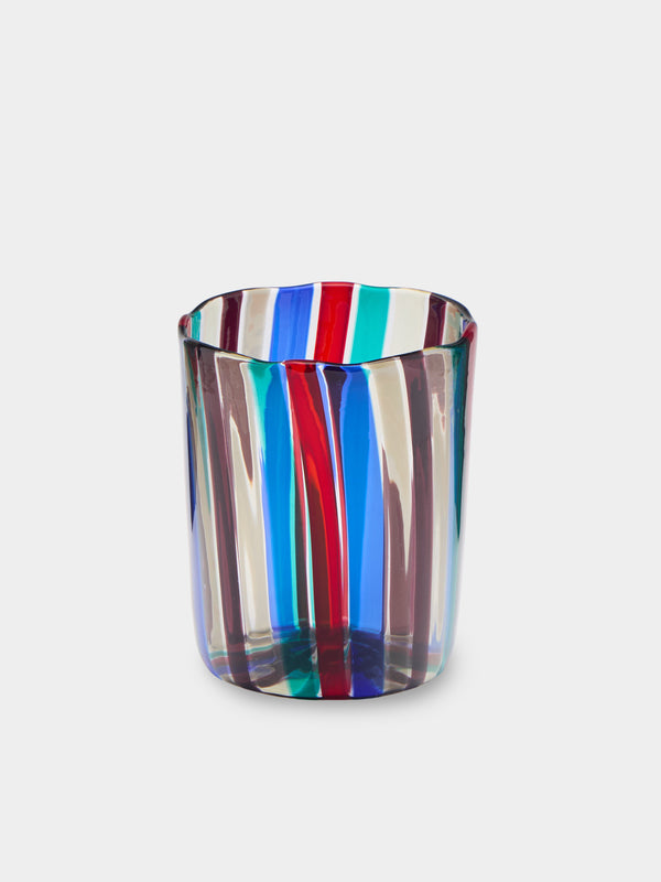 Venini - Gio Ponti Canne Hand-Blown Murano Glass Tumblers (Set of 6) - Multiple - ABASK- 