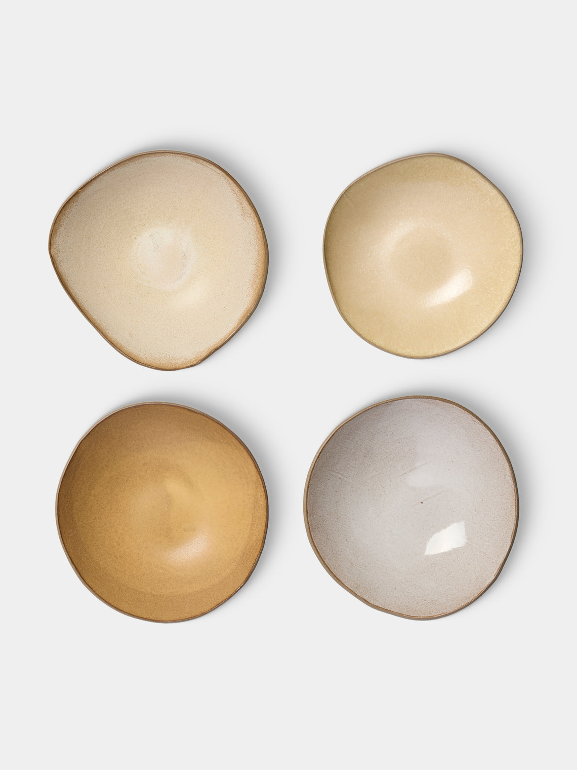 Hana Karim Studio - Hand-Built Stoneware Ramen Bowls (Set of 4) - Cream - ABASK - 