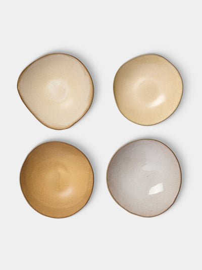 Hana Karim Studio - Hand-Built Stoneware Ramen Bowls (Set of 4) - Cream - ABASK - 