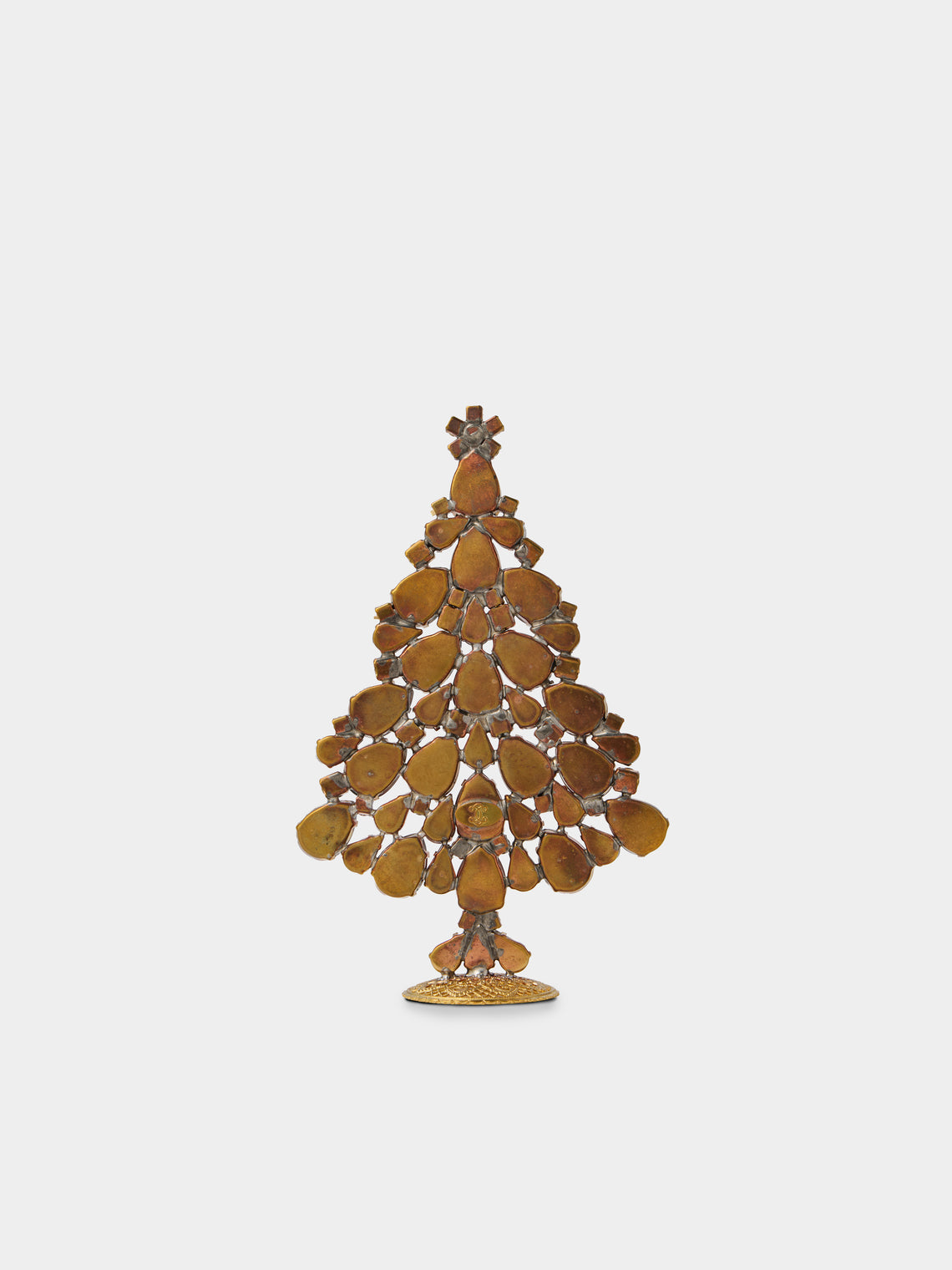 ABASK Decorations - Delightful Czech Crystal Tree - Green - ABASK