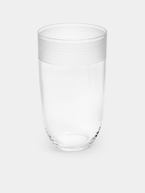 Carlo Moretti - Fili Molati Hand-Blown Murano Wine Glasses (Set of 2) - Clear - ABASK - 