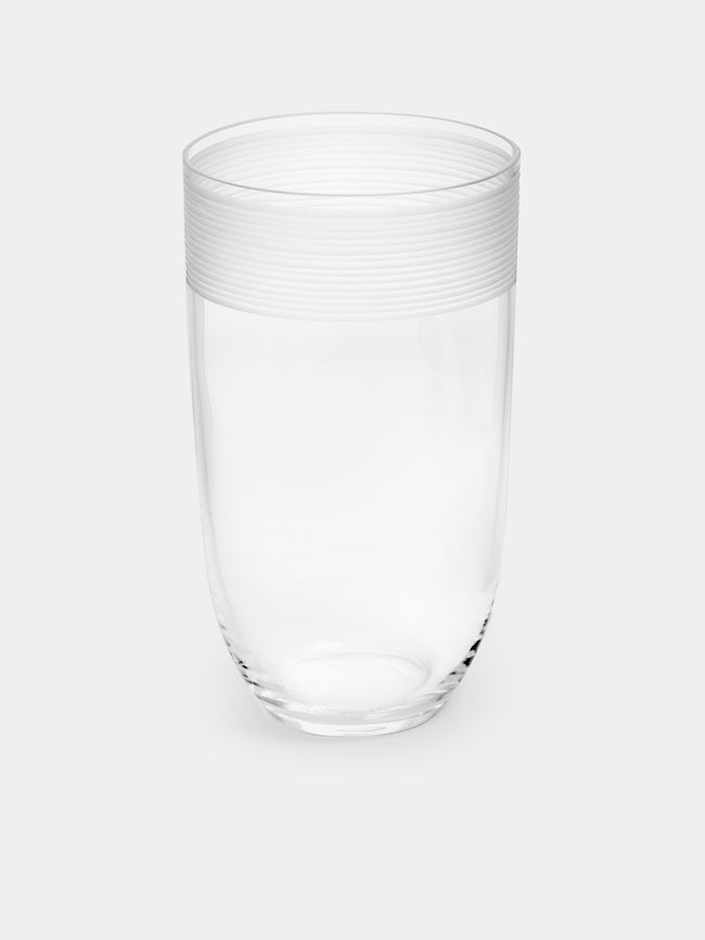 Carlo Moretti - Fili Molati Hand-Blown Murano Wine Glasses (Set of 2) - Clear - ABASK - 