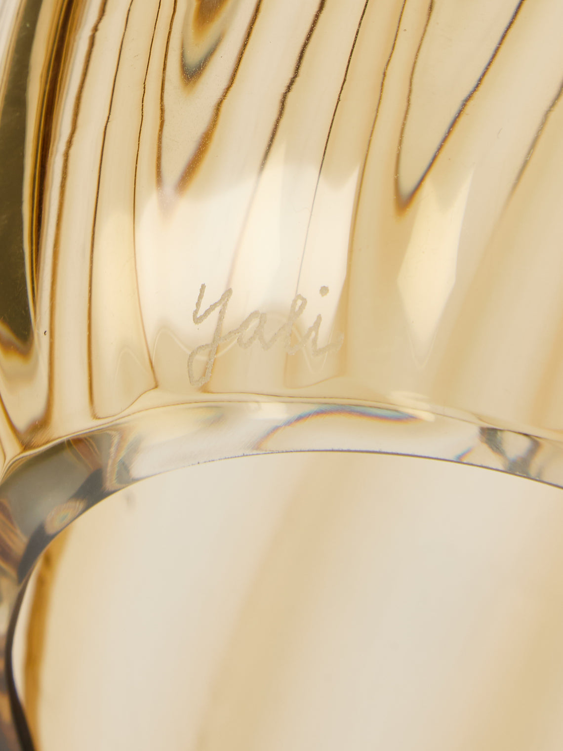 Yali Glass - Wave Hand-Blown Murano Glass Lantern - Brown - ABASK