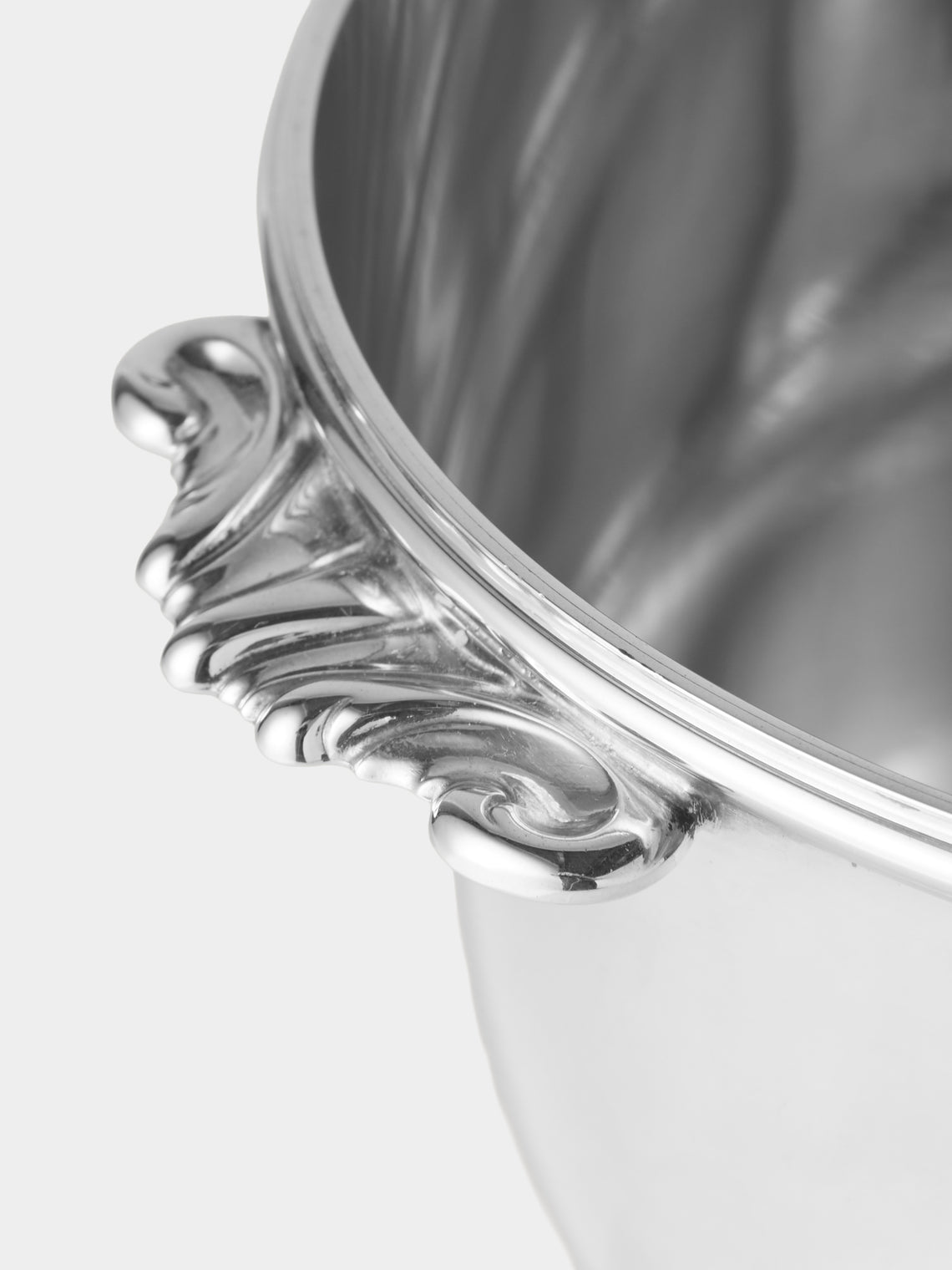 Antique and Vintage - 20th-Century Puiforcat Silver-Plated Ice Bucket - Silver - ABASK