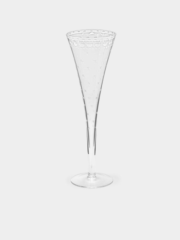 Artel - Staro Hand-Engraved Crystal Champagne Glasses (Set of 6) -  - ABASK - 
