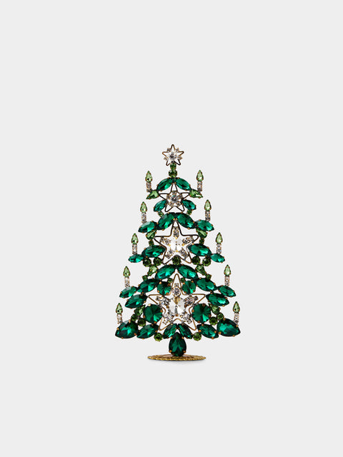 ABASK Decorations - Stars Czech Crystal Tree - Green - ABASK - 