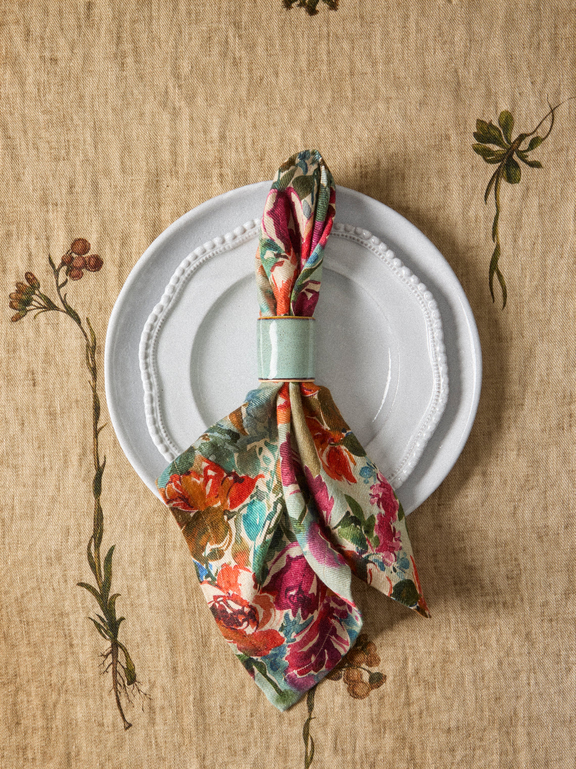 The House of Lyria - | Set of 4 | Linen Napkins - Multiple - ABASK