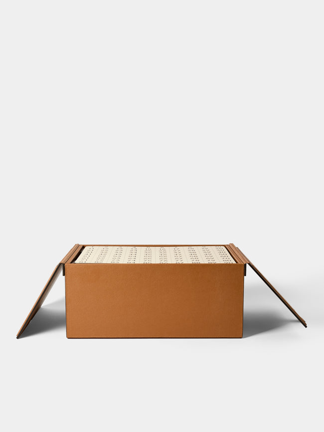 Giobagnara - Leather Bingo Set - Brown - ABASK