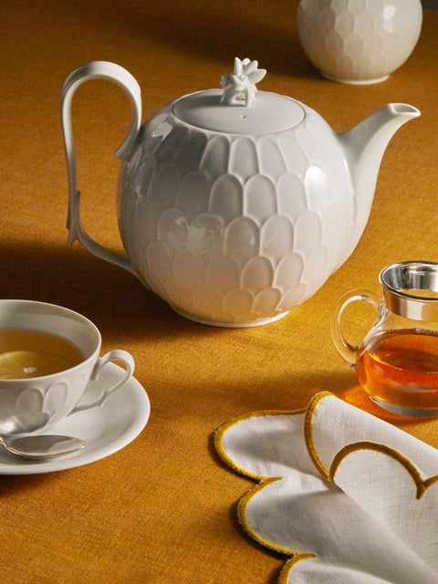 Augarten - 1929 Josef Hoffmann Atlantis Porcelain Teapot -  - ABASK