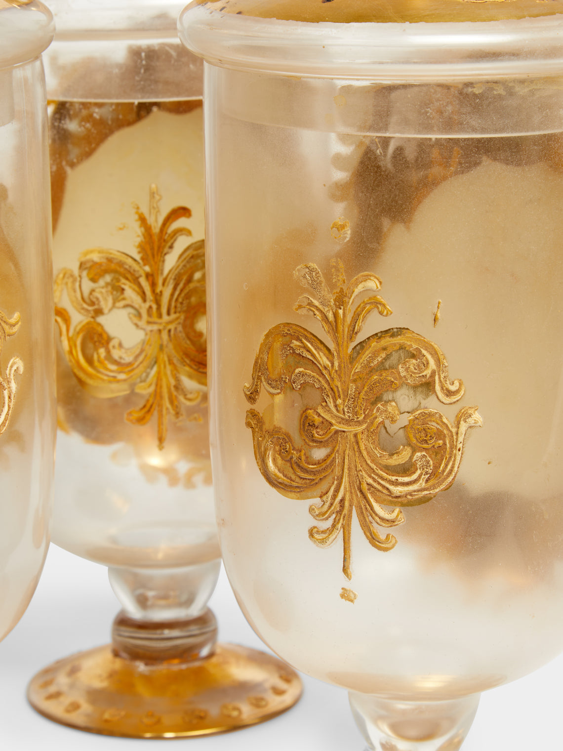 Antique and Vintage - 18th-Century Italian Glass Large Apothecary Jars (Set of 4) -  - ABASK