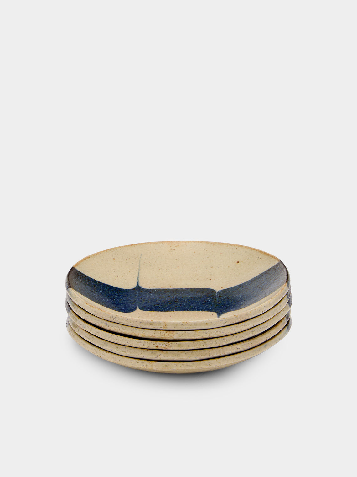 Makidani-gama - No. 2 Nerikomi Ceramic Plates – 6in/15cm (Set of 5) - Multiple - ABASK