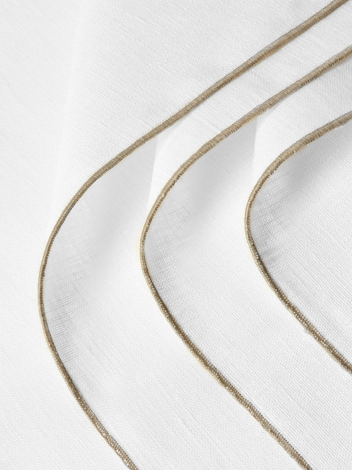 Borgo delle Tovaglie - Filo Linen Extra Large Napkins (Set of 4) - White - ABASK