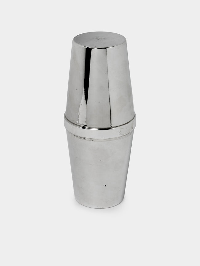 Antique and Vintage - Mid-Century Silver-Plated Cocktail Shaker - Silver - ABASK - 