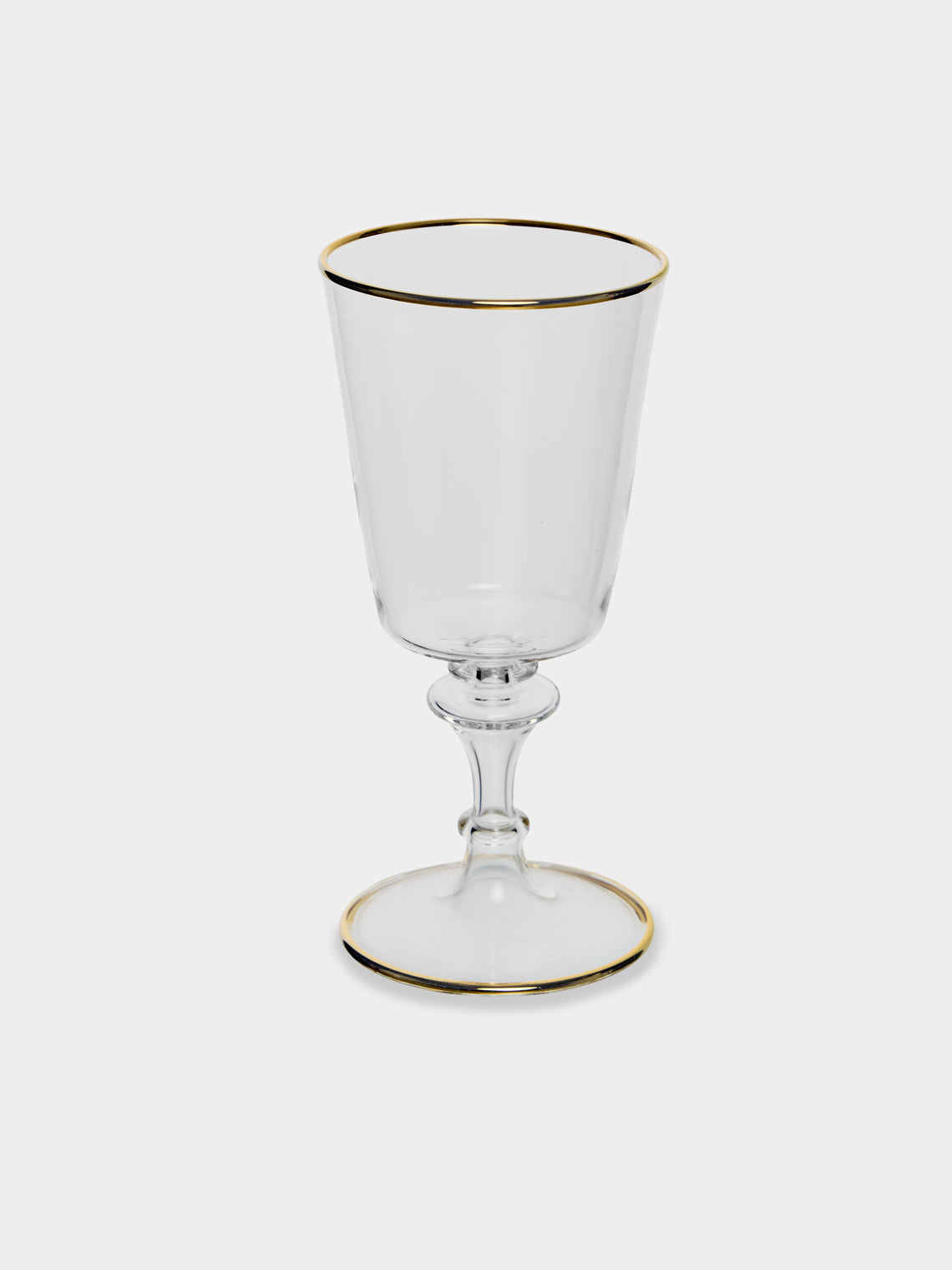 Alya Tannous - | Set of 6 | Vienna Small Wine Glasses - Clear - ABASK - 