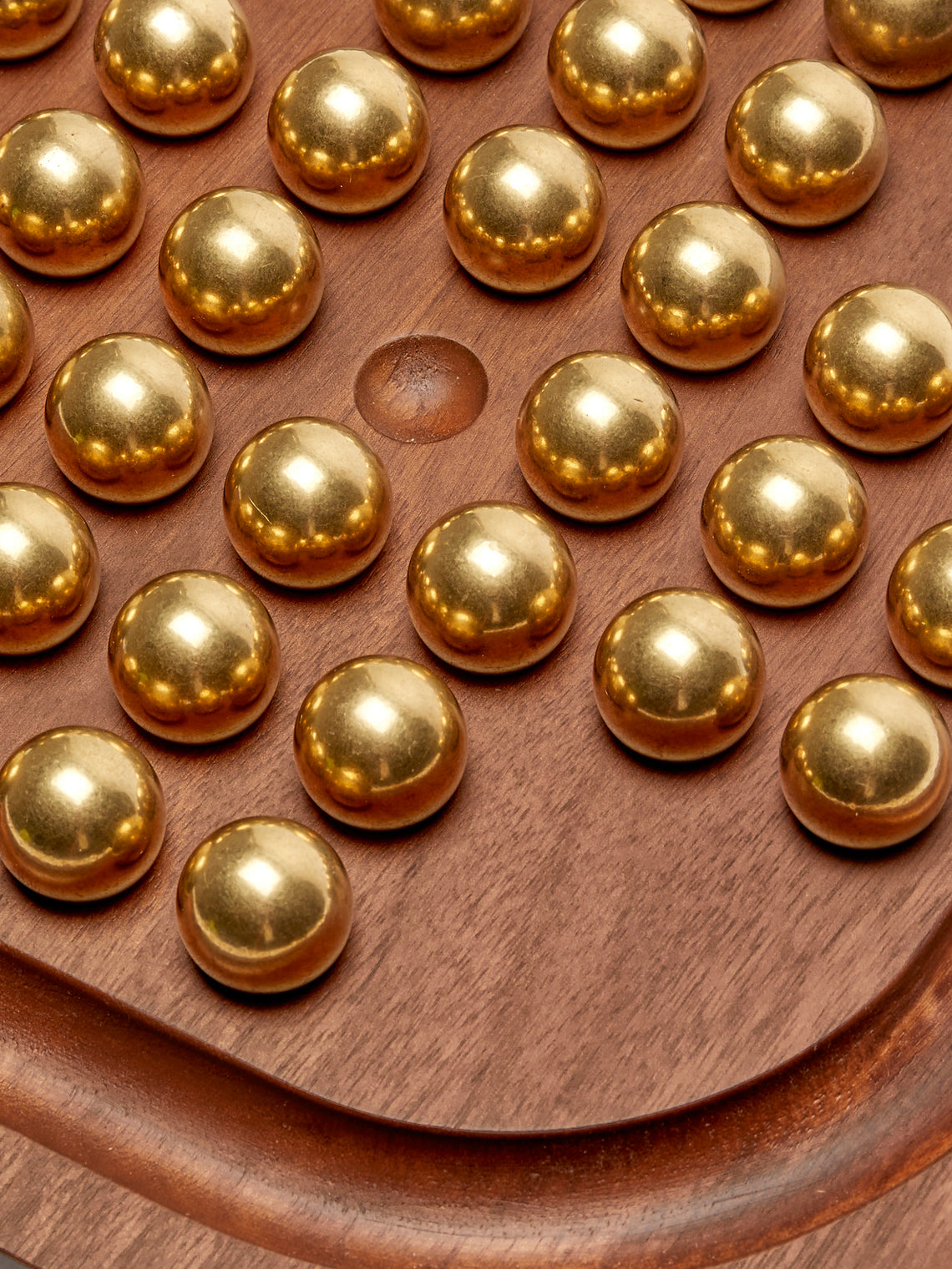 Corbet - Wood Solitaire Set - Dark Brown - ABASK