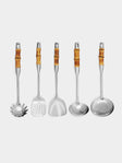 Lorenzi Milano - Bamboo Cooking Utensils (Set of 5) -  - ABASK - 