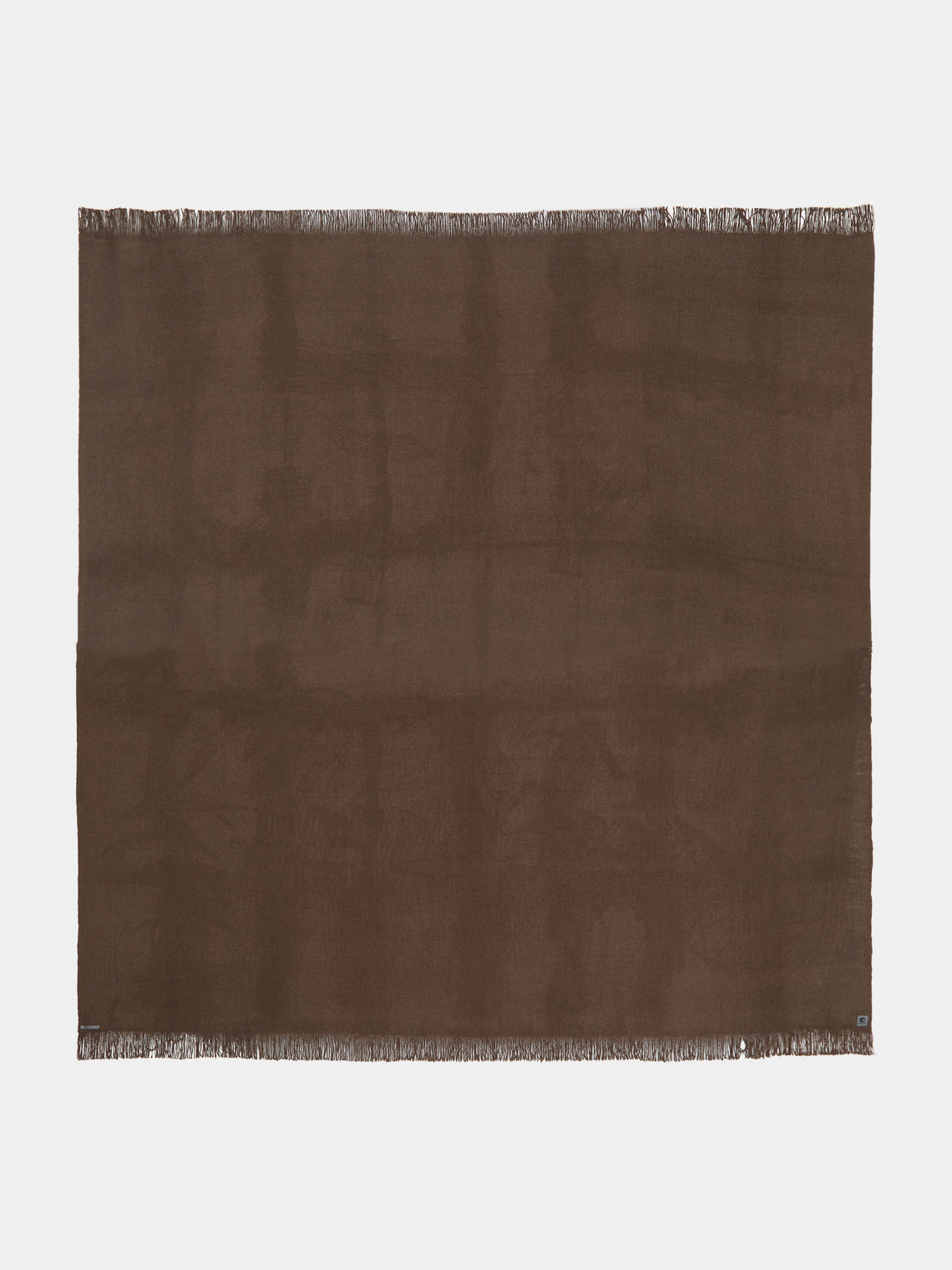 Denis Colomb - Mongolia Nubby Nomad Wool Bed Blanket (110in/2.8m) - Brown - ABASK - 
