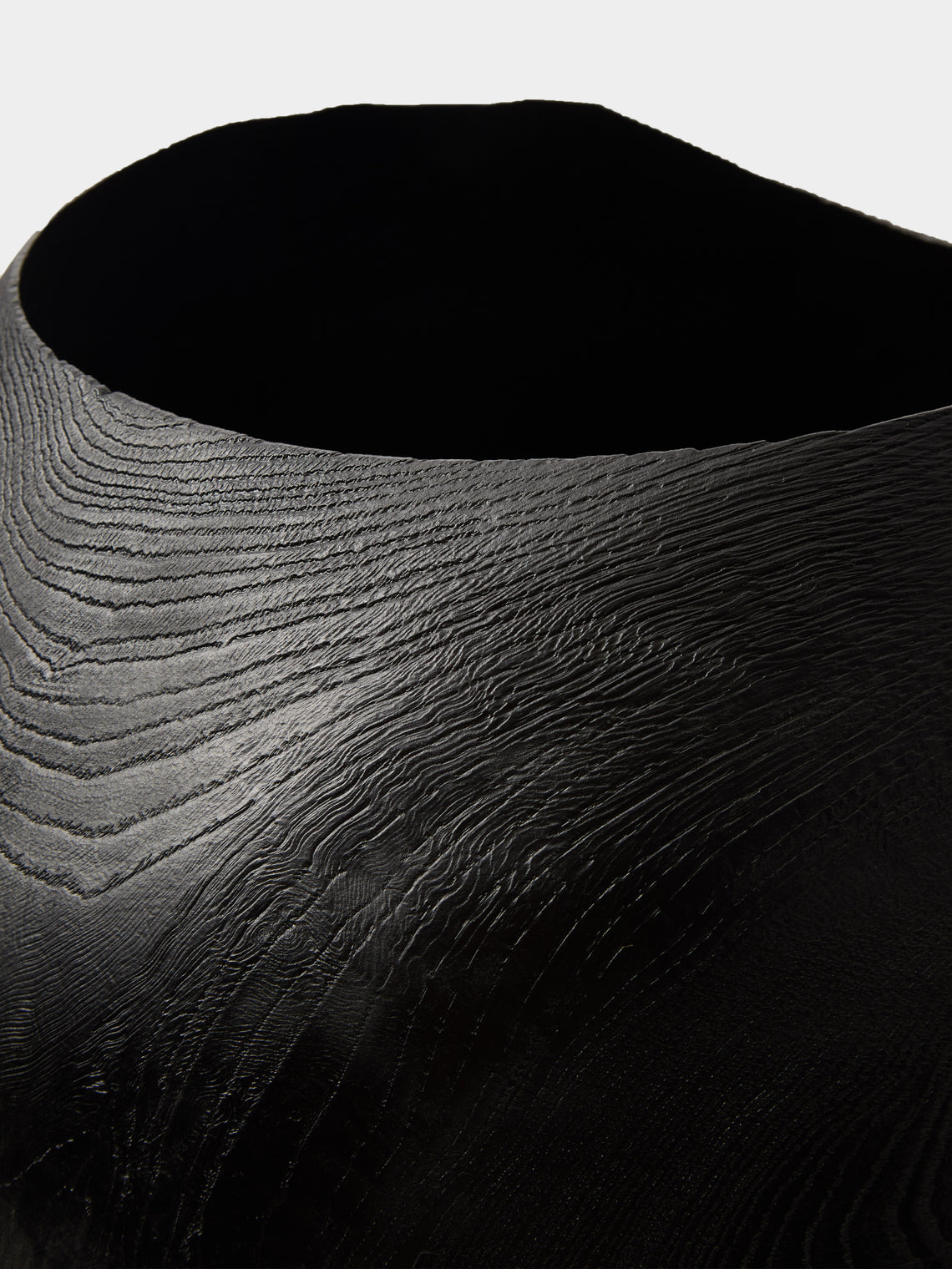 Friedemann Buehler - Hand-Turned Oak Bowl - Black - ABASK