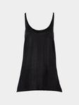 Dusan - Linen Asymmetric Tank Top | One Size - Black - ABASK - 