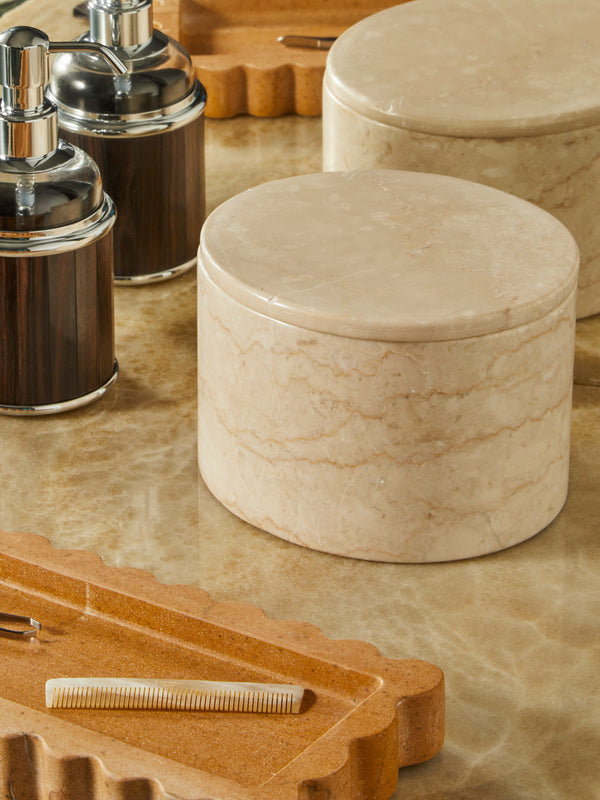 Anastasio Home - Marble Oval Box -  - ABASK