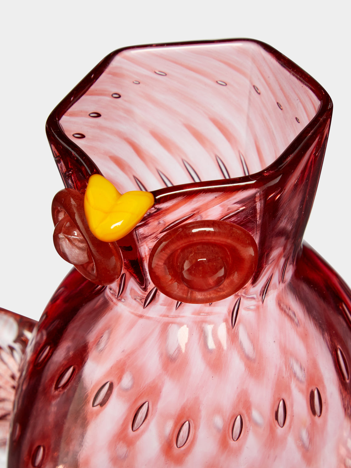 Stewart Hearn - Owl Hand-Blown Glass Large Jug -  - ABASK