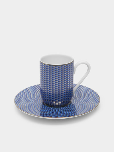 Raynaud - Trésor Bleu Porcelain Espresso Cup and Saucer -  - ABASK - 