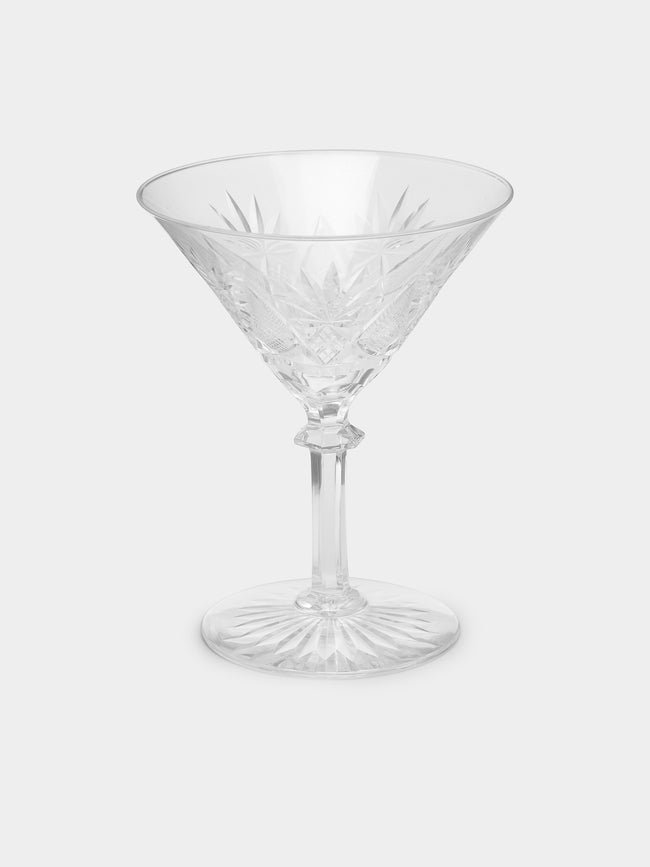 Antique and Vintage - 1950s Val Saint Lambert Cut Crystal Cocktail Glasses (Set of 12) -  - ABASK - 